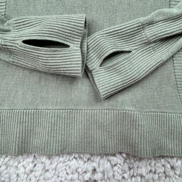 Lululemon Cashlu Knit Pullover Sweater Fern Green 2/4 - Picture 7 of 9
